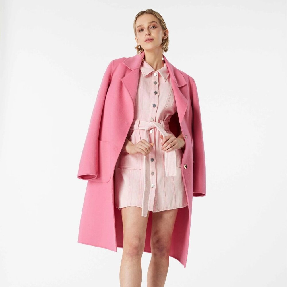Elliatt Stratosphere Coat in Pink
